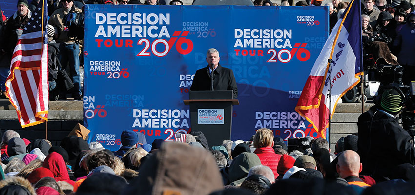 Graham points to America’s first, last hope