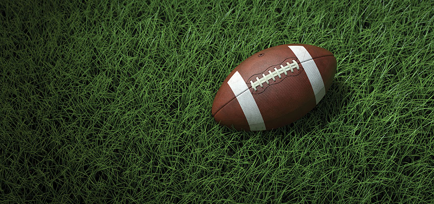 Student uses football stage to share gospel