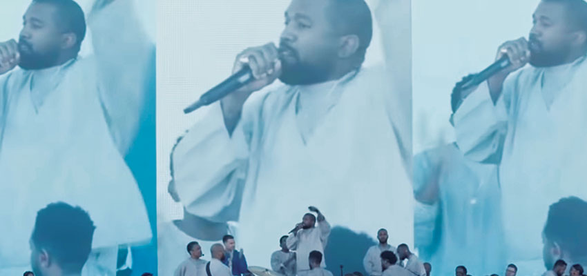 Kanye continues witness for Christ