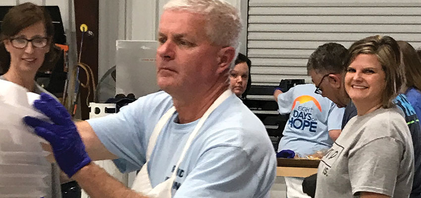 AFA staff joins group to help feed needy